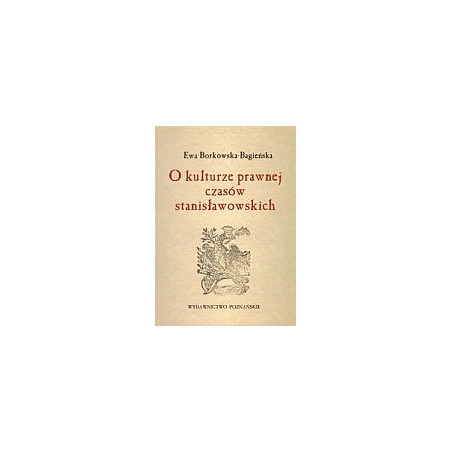 O kulturze prawnej czasów stanisławowskich