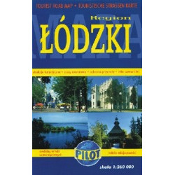 Region Łódzki drogowa mapa turystyczna