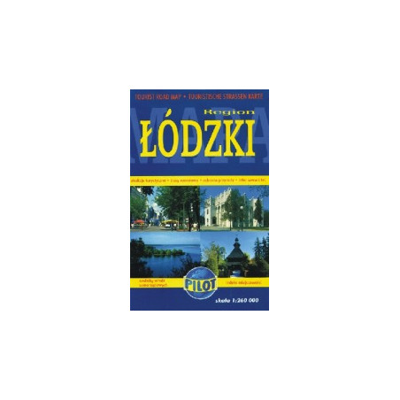 Region Łódzki drogowa mapa turystyczna