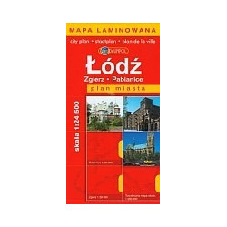 Plan miasta Łódź Zgierz Pabianice
