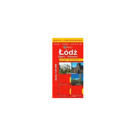 Plan miasta Łódź Zgierz Pabianice
