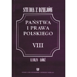 Studia z dziejów państwa i prawa polskiego T. VIII