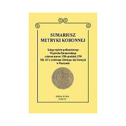 Sumariusz metryki koronnej. Seria nowa. Tom IV