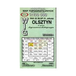 Olsztyn mapa topograficzna