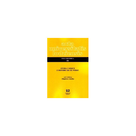 Acta Universitatis Lodziensis Folia historica 88
