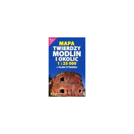 Mapa Twierdzy Modlin i okolic 1:25 000