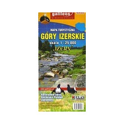 Góry Izerskie IZERY mapa