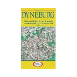 Dyneburg Reprint arkusza mapy operacyjnej WIG z 1933 r.