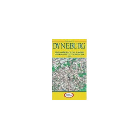 Dyneburg Reprint arkusza mapy operacyjnej WIG z 1933 r.