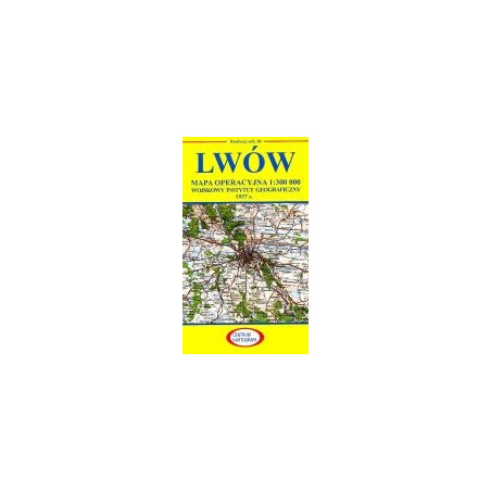 Lwów. Mapa operacyjna WIG z 1937 r.