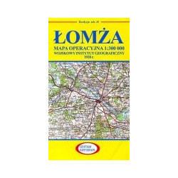 Łomża Reprint arkusza mapy operacyjnej WIG z 1928 r.