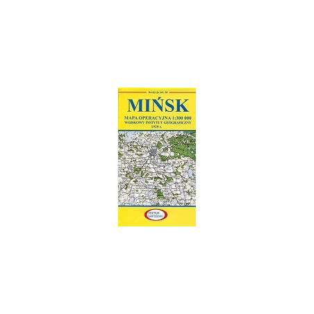 Mińsk Reprint arkusza mapy operacyjnej WIG z 1929 r.