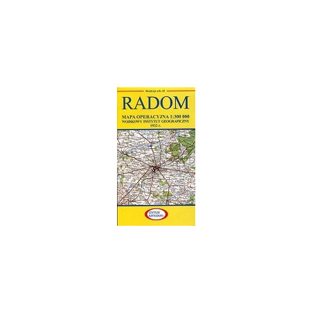 Radom Reprint arkusza mapy operacyjnej WIG z 1932 r.
