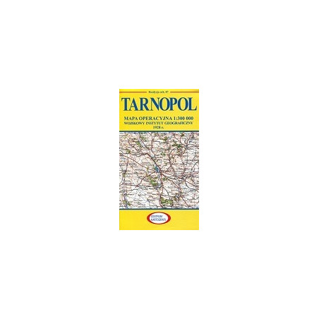 Tarnopol Reprint arkusza mapy operacyjnej WIG z 1928 r.