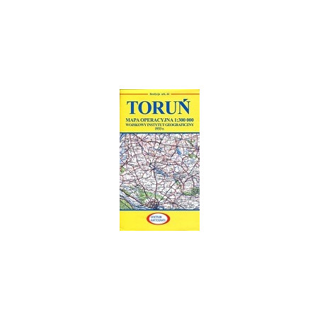 Toruń Reprint arkusza mapy operacyjnej WIG z 1933 r.