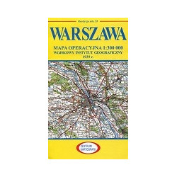 Warszawa Reprint arkusza mapy operacyjnej WIG z 1939 r.