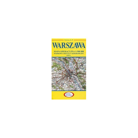 Warszawa Reprint arkusza mapy operacyjnej WIG z 1939 r.