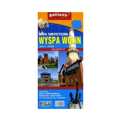 Wyspa Wolin - mapa turystyczna