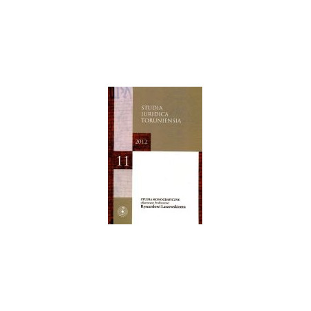 Studia Iuridica Toruniensia tom XI 2012