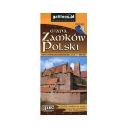 Mapa Zamków Polski 1:900 000