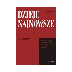 Dzieje Najnowsze, rok 2012, nr 4