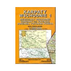 Karpaty Wschodnie 1 i 2 - mapa przeglądowa