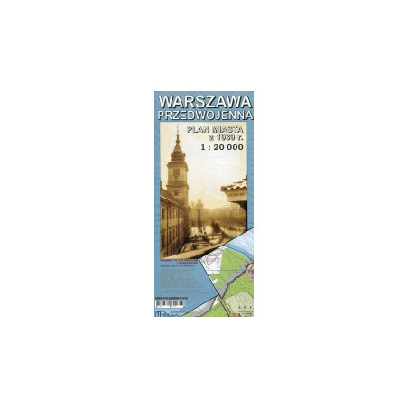 Warszawa przedwojenna. Plan miasta z 1939 r.