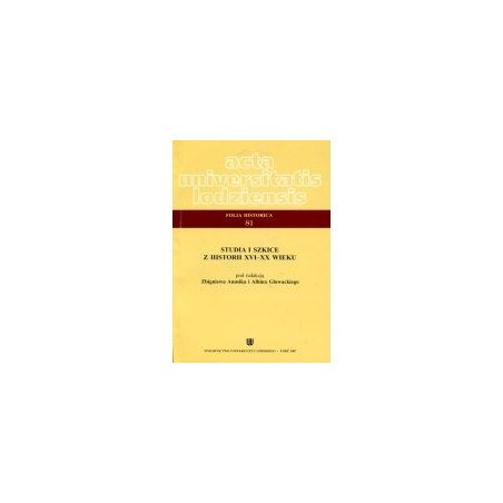 Acta Universitatis Lodziensis Folia historica 81