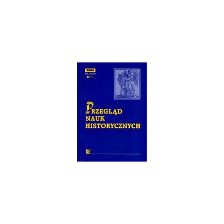 Przegląd Nauk Historycznych R VII/2008/nr 1