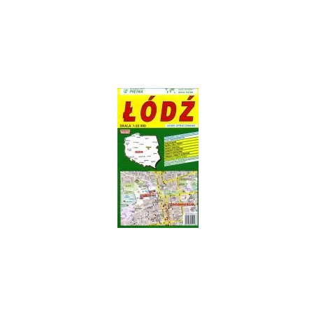 Łódź mapa 1:22 000