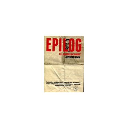 Epilog do Kamieni na szaniec