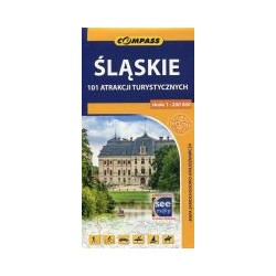 Śląskie. 101 atrakcji turystycznych - mapa
