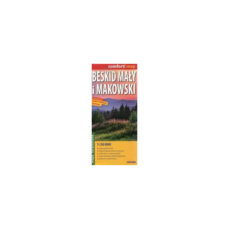 Beskid Mały i Makowski - mapa turystyczna 1:50 000
