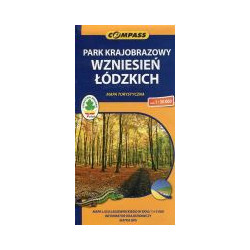 Park Krajobrazowy Wzniesień Łódzkich - mapa turystyczna