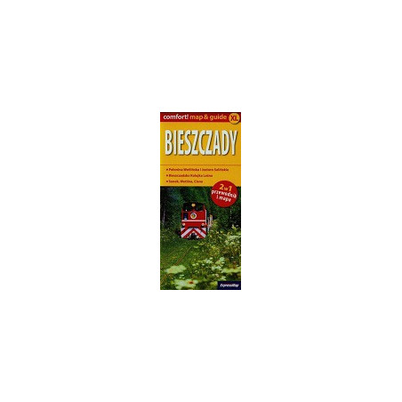 Bieszczady 2w1 przewodnik i mapa