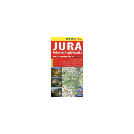 Jura Krakowsko-Częstochowska - mapa turystyczna