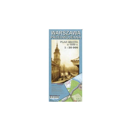 Warszawa przedwojenna. Plan miasta z 1939 r.