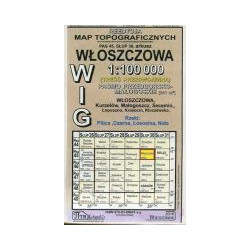 Włoszczowa - mapa WIG skala 1:100 000