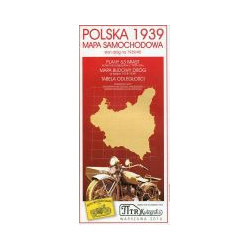 Polska 1939. Mapa samochodowa