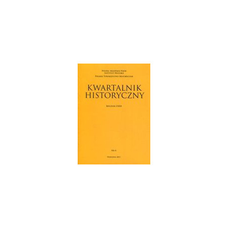 Kwartalnik Historyczny nr 4 (2015)