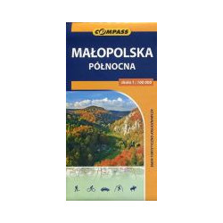 Małopolska Północna - mapa turystyczno-krajoznawcza