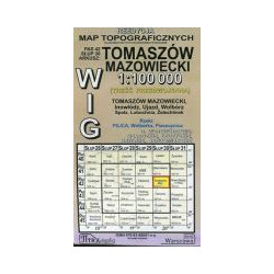 Tomaszów Mazowiecki- mapa WIG skala 1:100 000