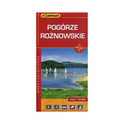 Pogórze Rożnowskie mapa turystyczna 1:50 000