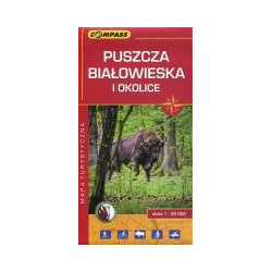 Puszcza Białowieska i okolice mapa turystyczna 1:50 000