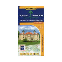 Powiat Otwocki Mazowiecki Park Krajobrazowy Mapa turystyczno-krajoznawcza 1:50 000