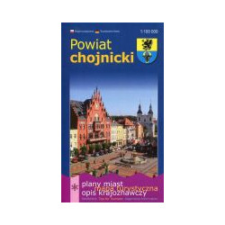 Powiat chojnicki - mapa turystyczna 1:100 000