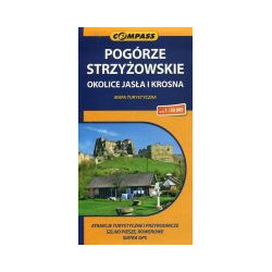 Pogórze Strzyżowskie - mapa turystyczna 1:50 000