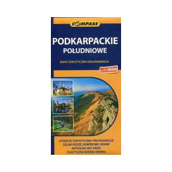 Podkarpackie Południowe - mapa turystyczno-krajoznawcza 1:100 00