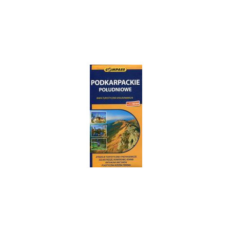 Podkarpackie Południowe - mapa turystyczno-krajoznawcza 1:100 00