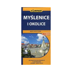 Myślenice i okolice - mapa turystyczna 1:40 000